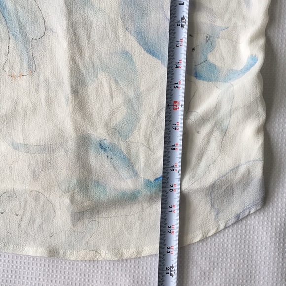 Zara Hand Painted Top, Size M - Picture 7 of 9